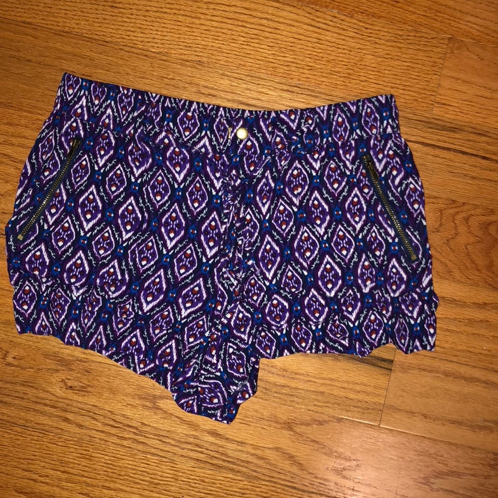 Purple shorts